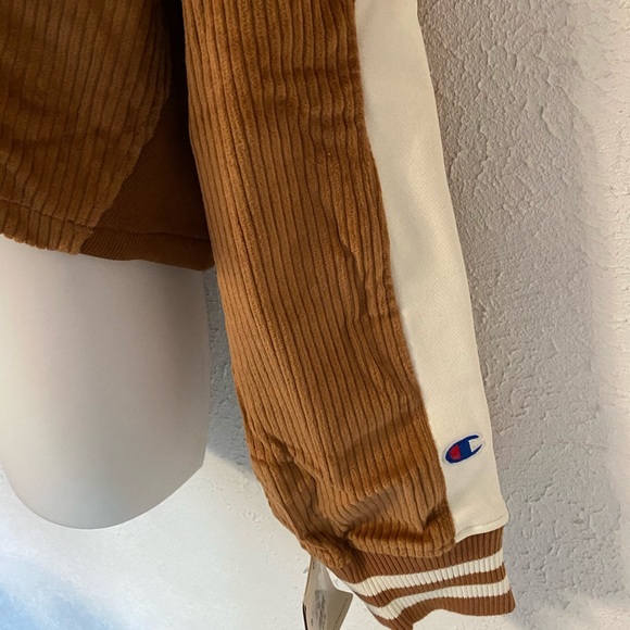 Champion Corduroy Cropped Hoodie XXL - Picture 3 of 6